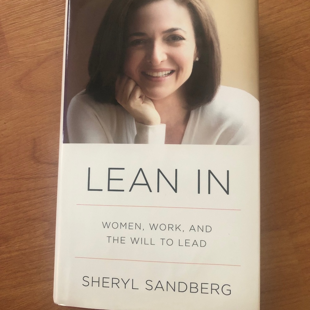 Lean In hardcover book by Sheryl Sandberg